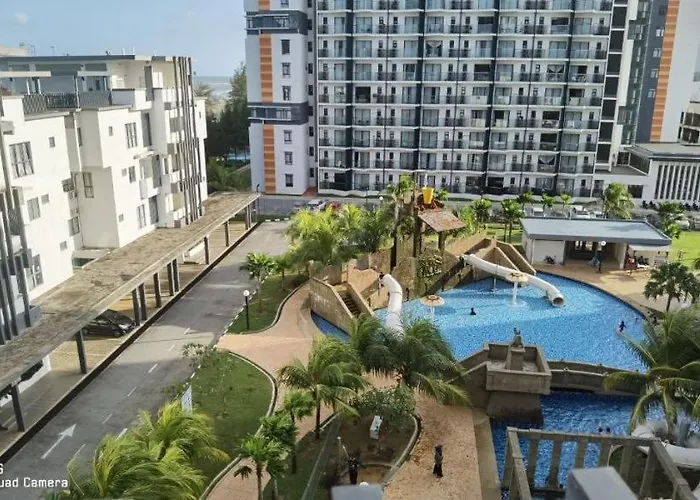 Pool View + Water Theme Park @Swiss Garden Residence